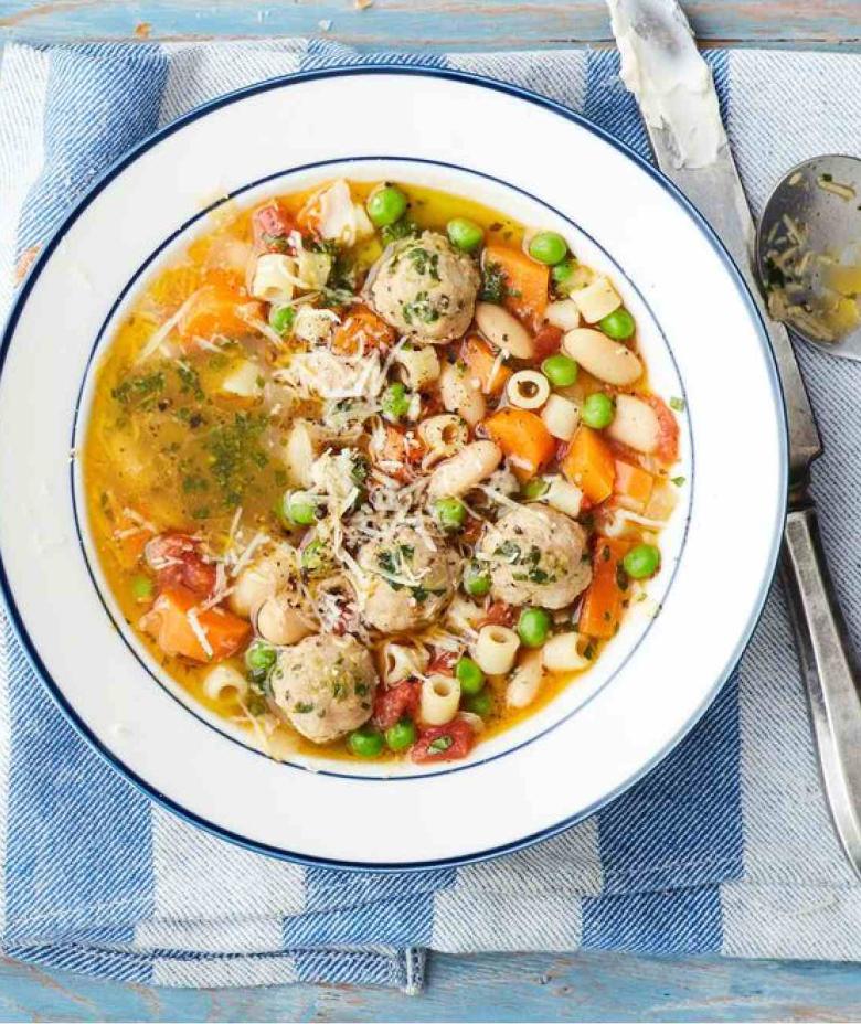 Turkey Meatball Minestrone