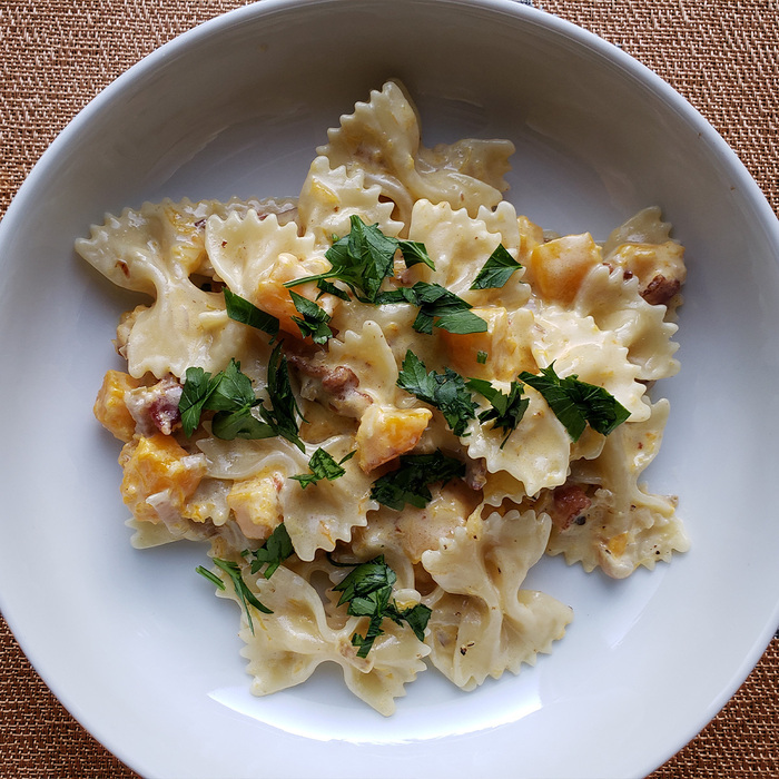 Image of Bill's Butternut Squash and Bacon Pasta