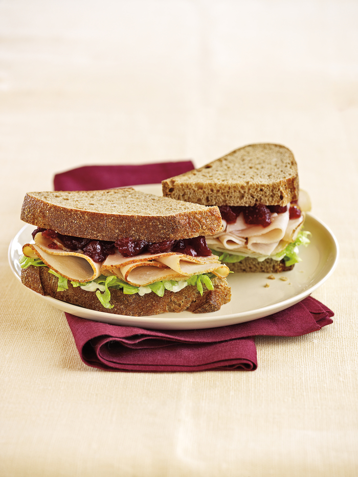 Image of Cranberry Thanksgiving Turkey Sandwich