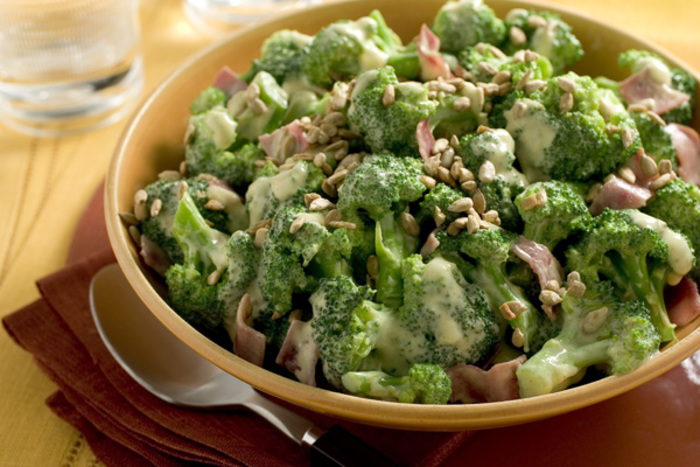 Image of Creamy Broccoli with Turkey Bacon