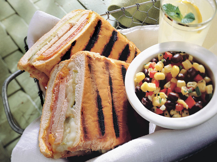 Image of Grilled Turkey Cuban Sandwiches