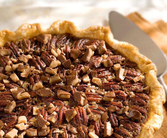 Image of Southern Pecan Pie with Toffee Crunch