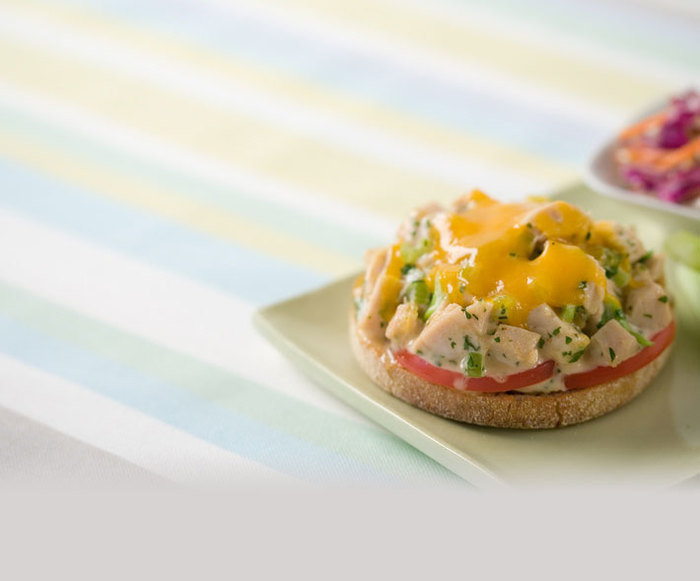 Image of Turkey Melts with Cheddar and Chutney