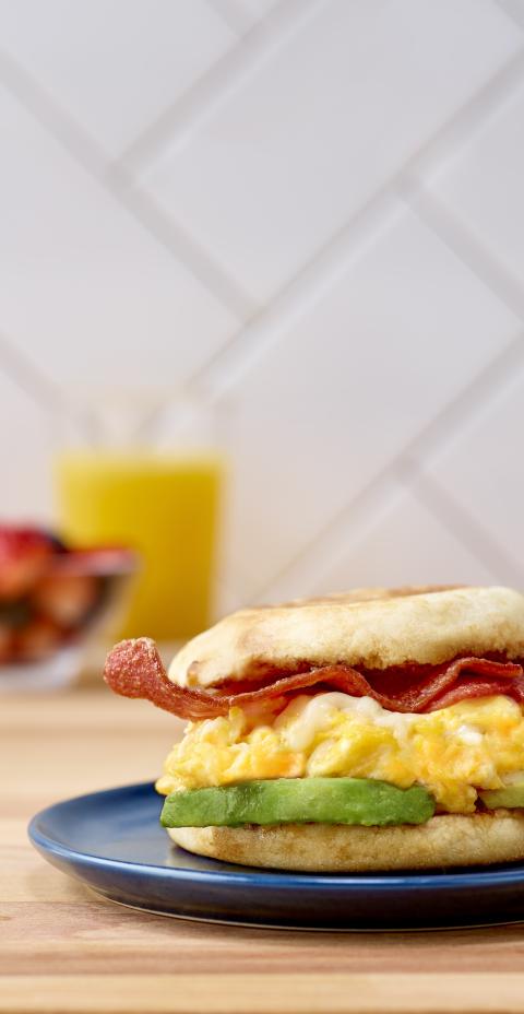 Image of Asiago Bacon Egg Sandwich