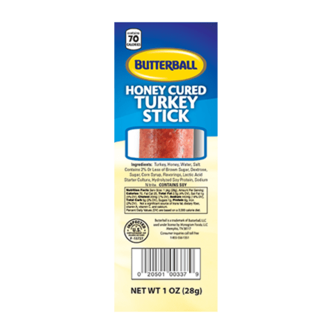 Image of Honey Turkey Snack Stick.