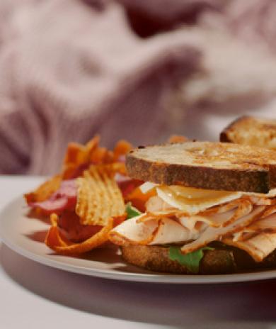 Image of Grilled Turkey and Brie Sandwich