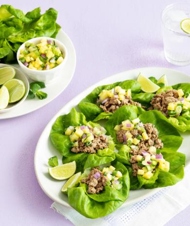 Image of Jamaican Ground Turkey Lettuce Wraps