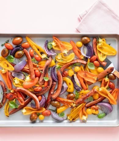 Image of One-Pan Smoked Turkey Sausage Dinner