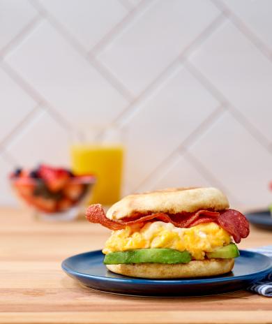 Asiago Bacon Egg Sandwich More Melt