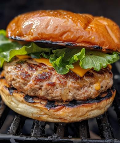 Grilled Frozen Turkey Burgers