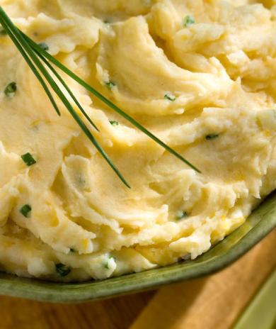 Image of Golden Mashed Potatoes with Chives