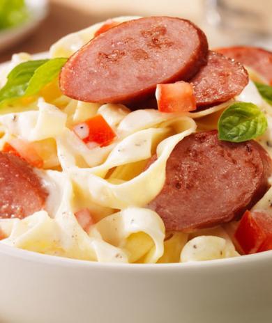 Image of Smoked Sausage Alfredo