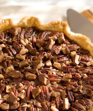 Image of Southern Pecan Pie with Toffee Crunch
