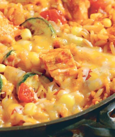 Image of Tex-Mex Turkey Rice Skillet