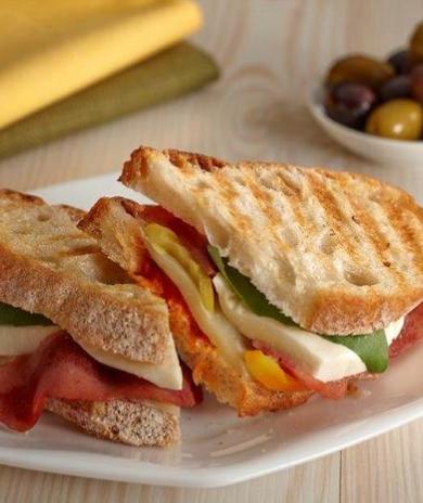 Image of Turkey Bacon Pizza Panini