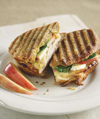 Image of Turkey Brie and Cranberry Apple Panini