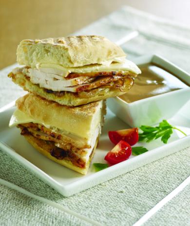 Image of Turkey French Dip Panini