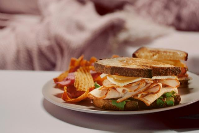 Image of Grilled Turkey and Brie Sandwich