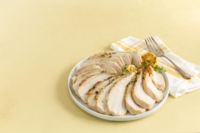 Image of Roast Turkey Breast with Lemon-Thyme Rub