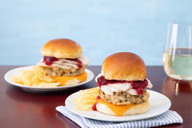 Image of Easy Thanksgiving Leftover Turkey Sliders