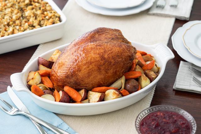 Image of Oven Roasted Turkey Breast and Roasted Vegetables