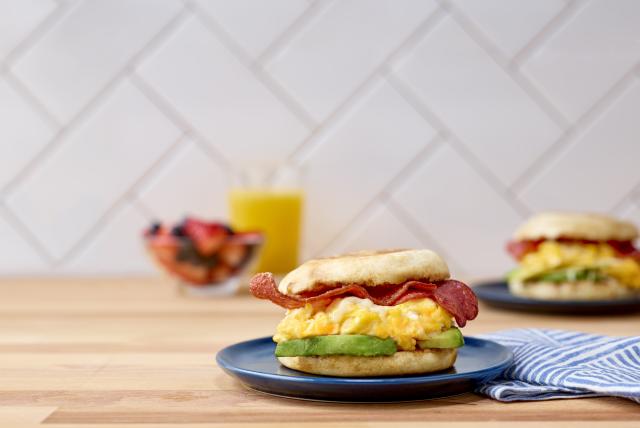 Image of Asiago Bacon Egg Sandwich