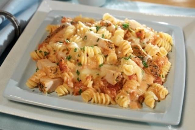 Image of Creamy Tomato Garlic Herb Turkey Rotini