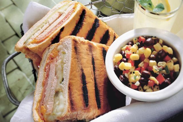 Image of Grilled Turkey Cuban Sandwiches