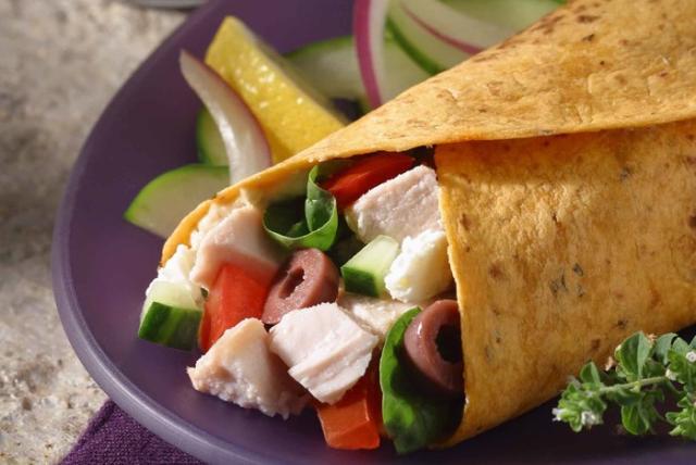 Image of Mediterranean Turkey Wraps