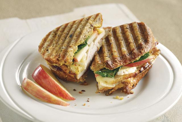 Image of Turkey Brie and Cranberry Apple Panini