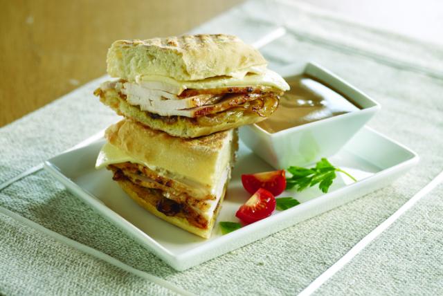 Image of Turkey French Dip Panini