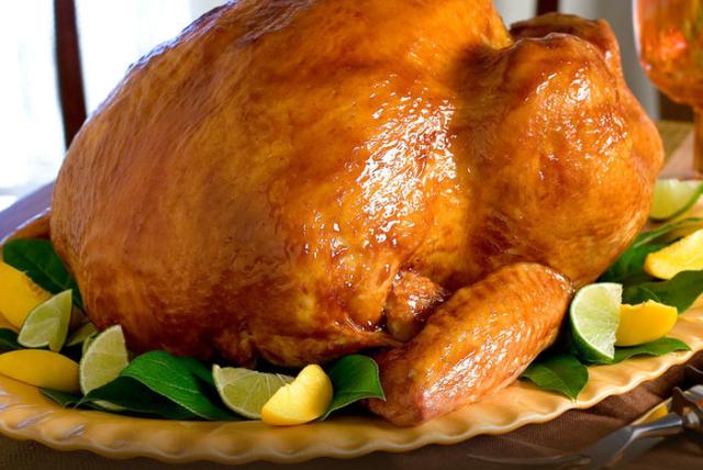 Image of Turkey with Seven Grain Bread and Squash Stuffing