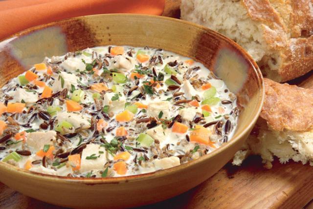 Image of Wild Rice and Turkey Soup